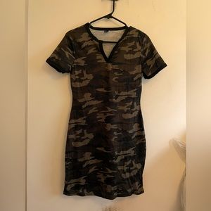Camo T-Shirt Dress